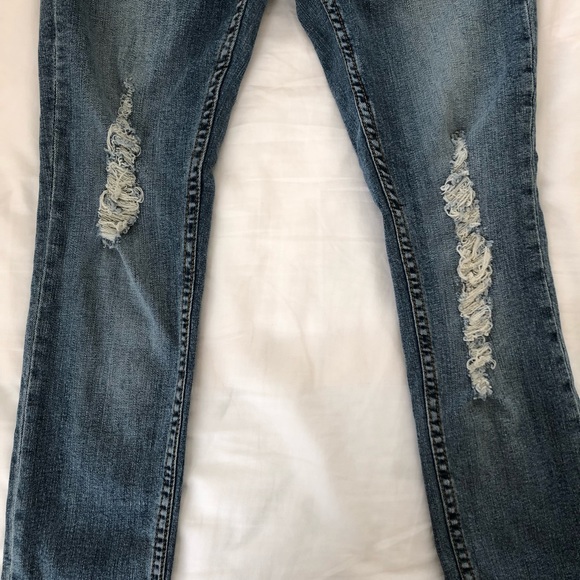 BDG distressed mid rise twig ankle jean - Picture 4 of 7